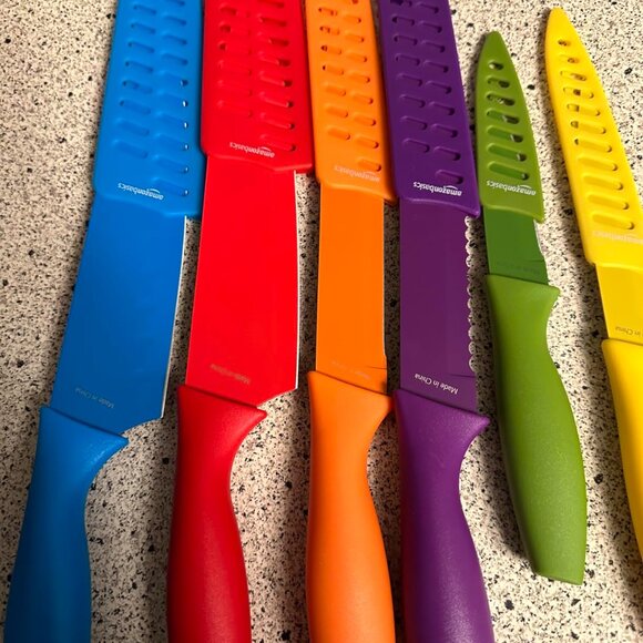 Kitchen 12-Piece Knife Set, 6 Knives with 6 Blade Guards - Picture 7 of 10